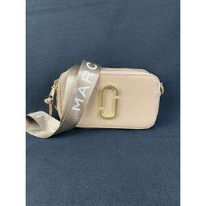 MARC JACOBS SNAPSHOT DTM Crossbody Camera Bag Khaki Adjustable Strap